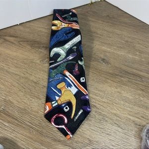 Gitano Mens Novelty Mechanic Hand Tools tie wrenches screwdrivers